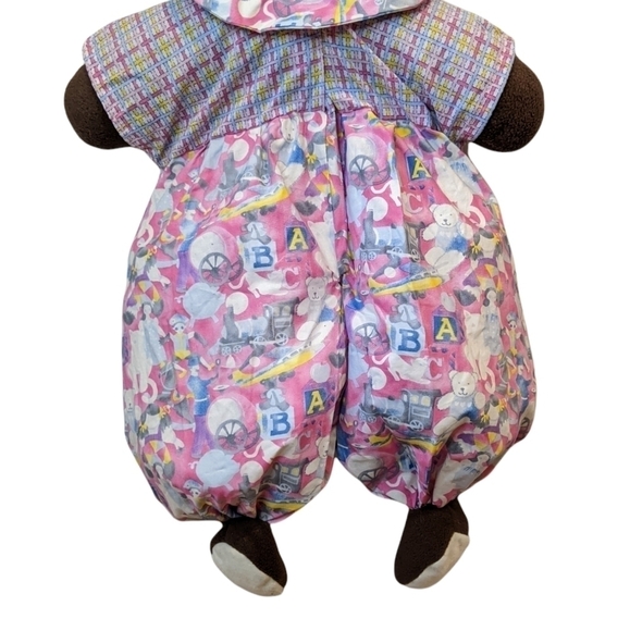 2/$20 𝅺Vintage handmade plush bear toy organizer 32” - Picture 6 of 10